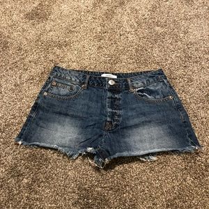 Denim shorts
